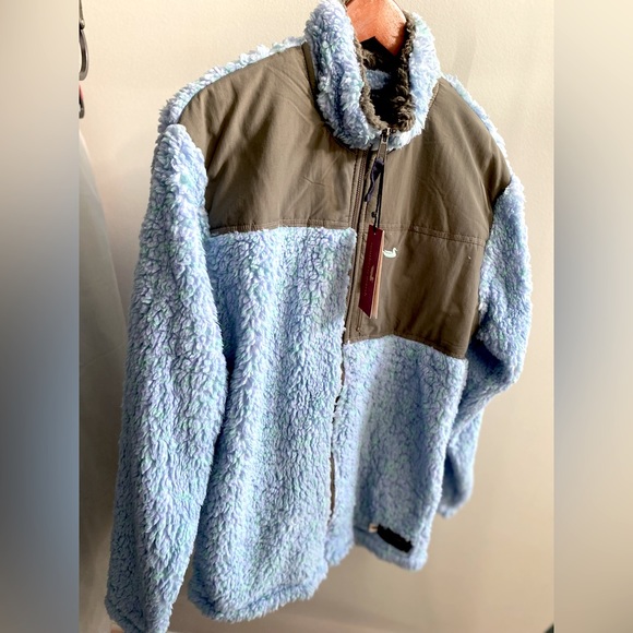 Southern Marsh Blue Ridge Sherpa Jacket ✨ Lilac + Mint Size M - Picture 8 of 11